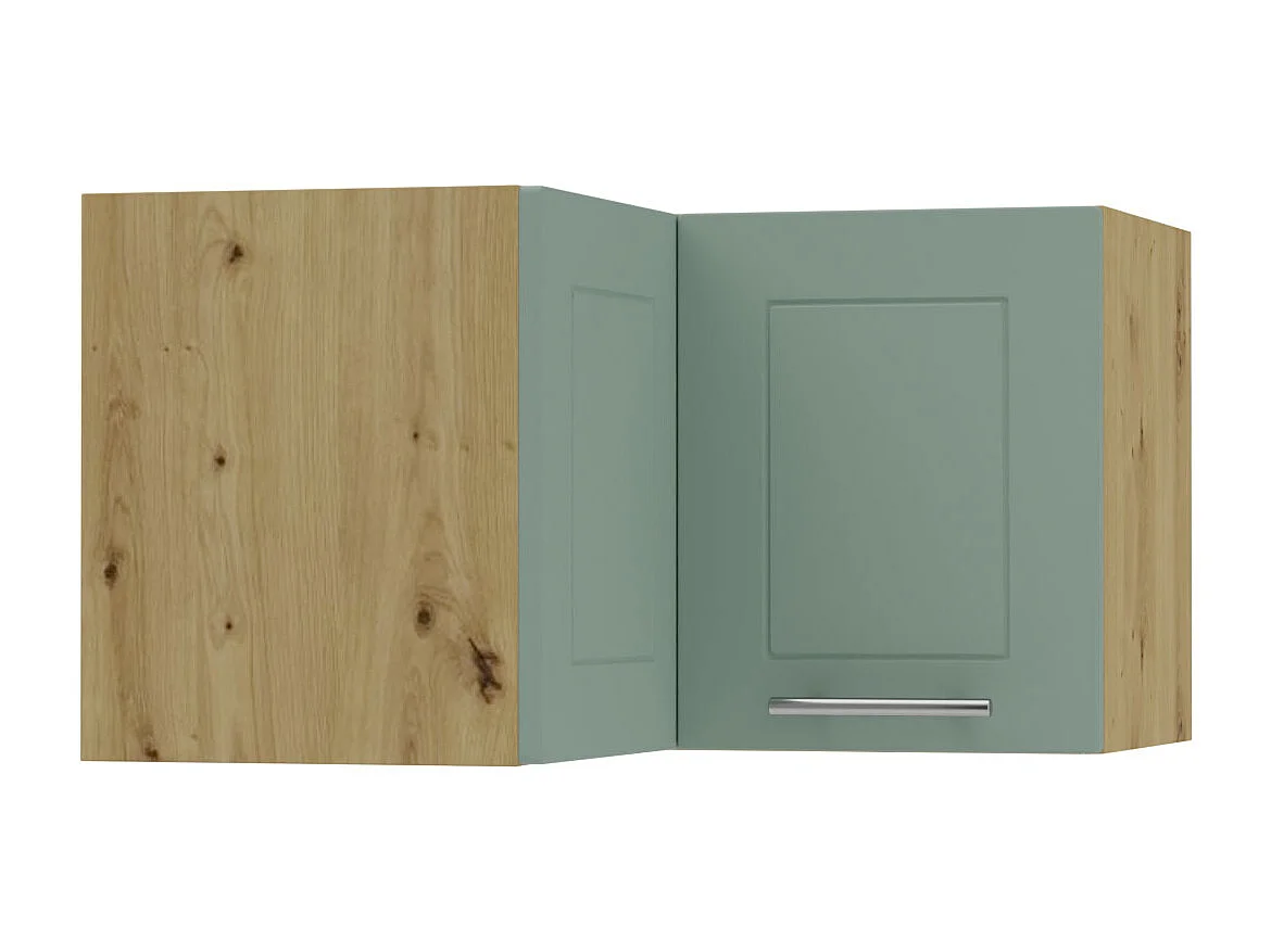 ECKHÄNGESCHRANK Kvantum W12/60/36 Mint Matt / Eiche Artisan Matt 60 / 60 / 36cm