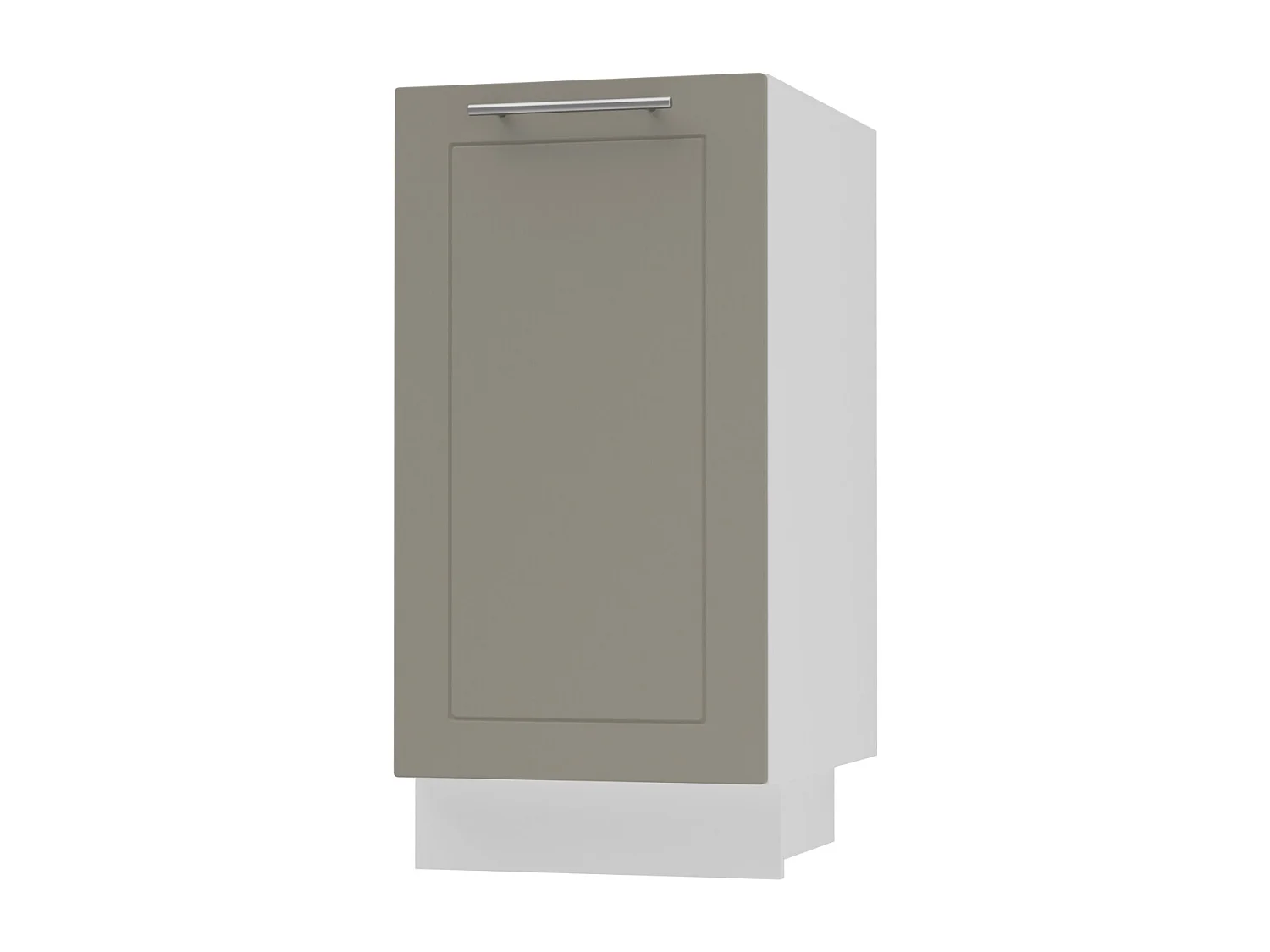 KÜCHENUNTERSCHRANK Kvantum D1D/40 Beige Matt / Weiß Matt 40 / 50 / 82cm