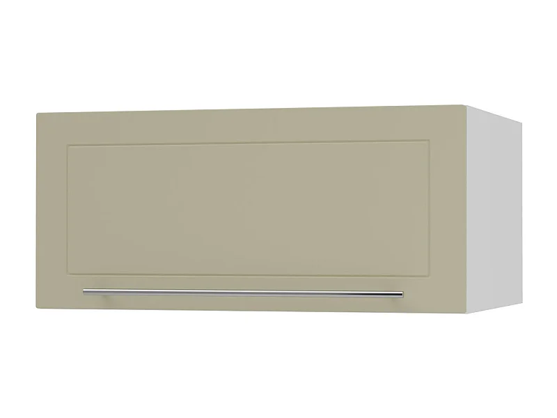 KLAPPHÄNGESCHRANK Kvantum W6B/80 Vanille Matt / Weiß Matt 80 / 59 / 36cm