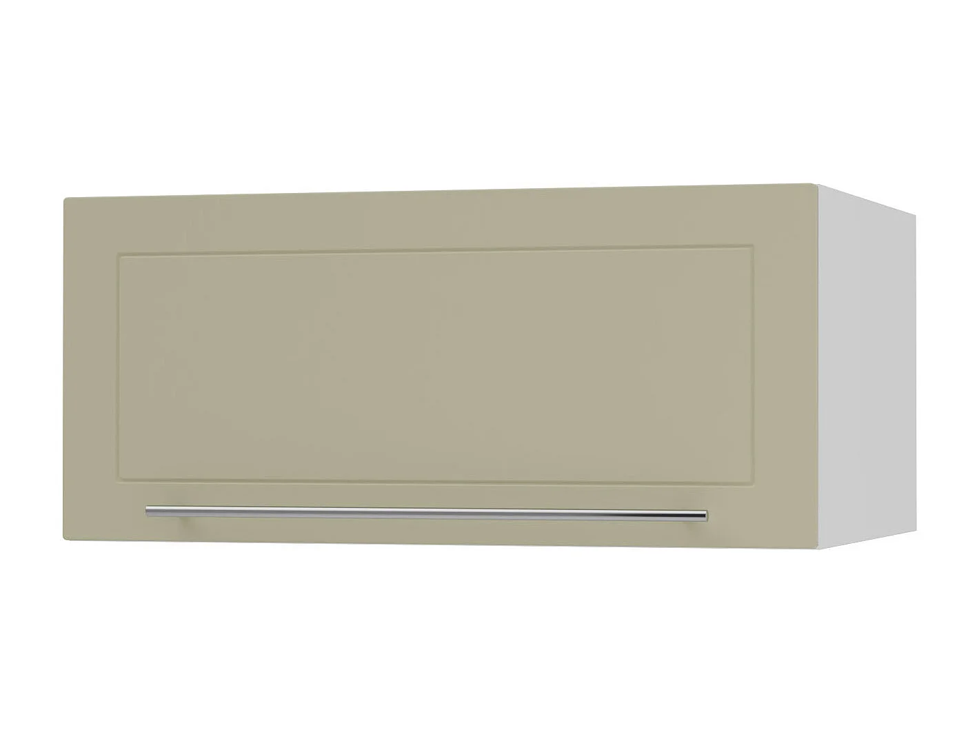 KLAPPHÄNGESCHRANK Kvantum W6B/80 Vanille Matt / Weiß Matt 80 / 59 / 36cm