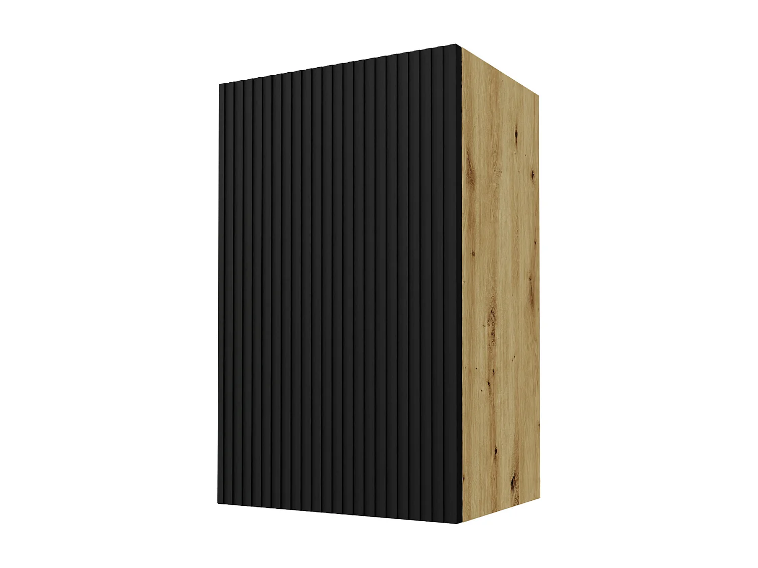 HÄNGESCHRANK Lamello W2/45 Schwarz Matt / Eiche Artisan 45 / 32,5 / 72cm