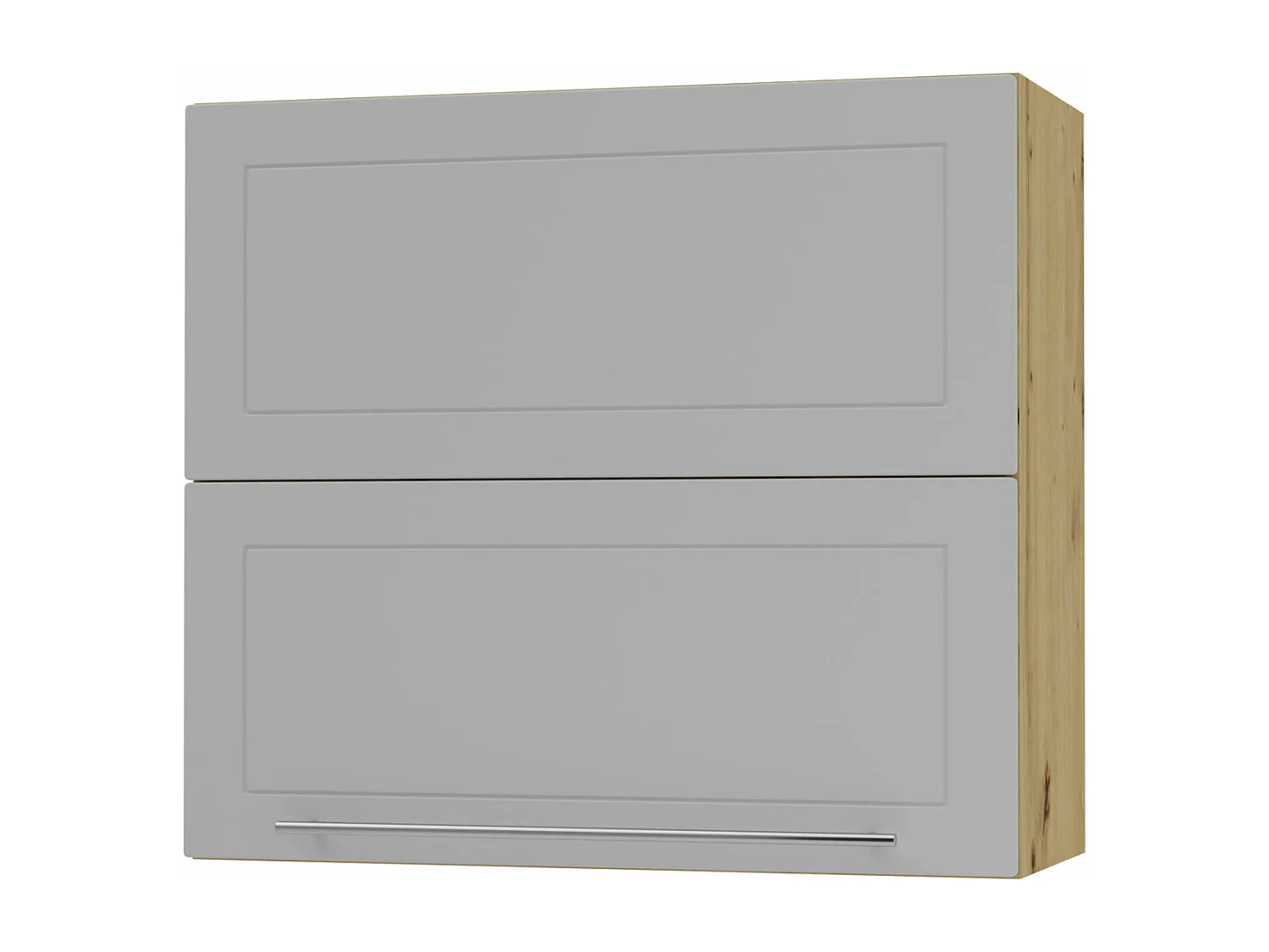 KÜCHENHÄNGESCHRANK Kvantum W8B/80 Dust Grey Matt / Eiche Artisan Matt 80 / 32,5 / 72cm