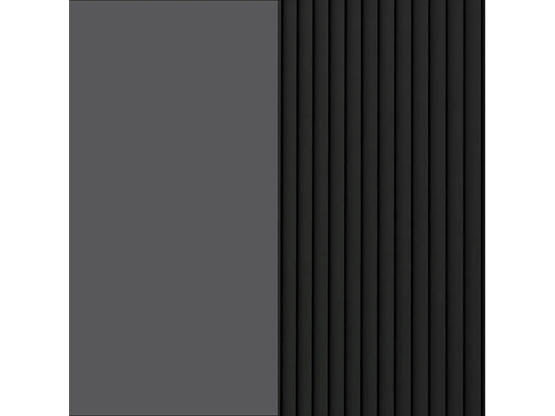 KÜCHENHÄNGESCHRANK Lamello W4/60 Schwarz Matt / Lava 60 / 32,5 / 96cm