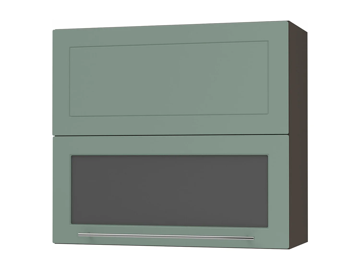 KÜCHENHÄNGESCHRANK Kvantum W8BS/80 Mint Matt / Lava Matt 80 / 32,5 / 72cm