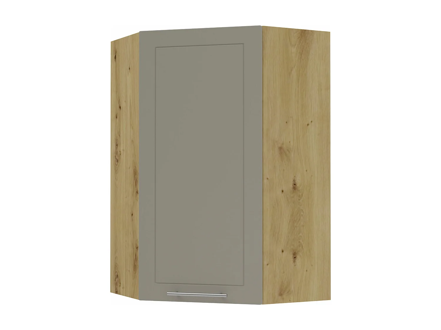 KÜCHENHÄNGESCHRANK Kvantum W4/10/60 Beige Matt / Eiche Artisan Matt 60 / 60 / 96cm