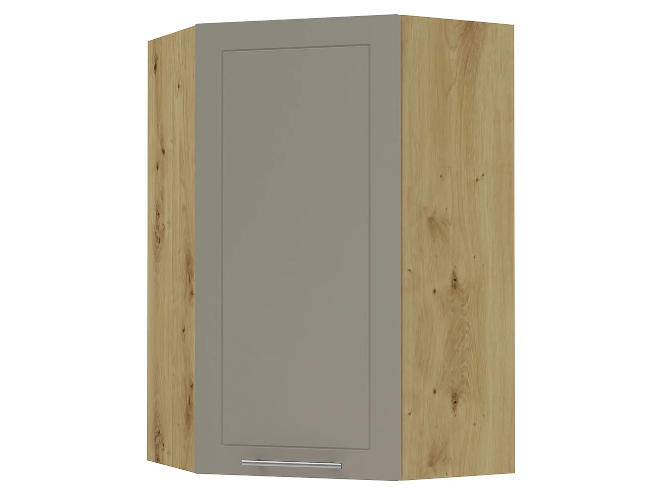 KÜCHENHÄNGESCHRANK Kvantum W4/10/60 Beige Matt / Eiche Artisan Matt 60 / 60 / 96cm