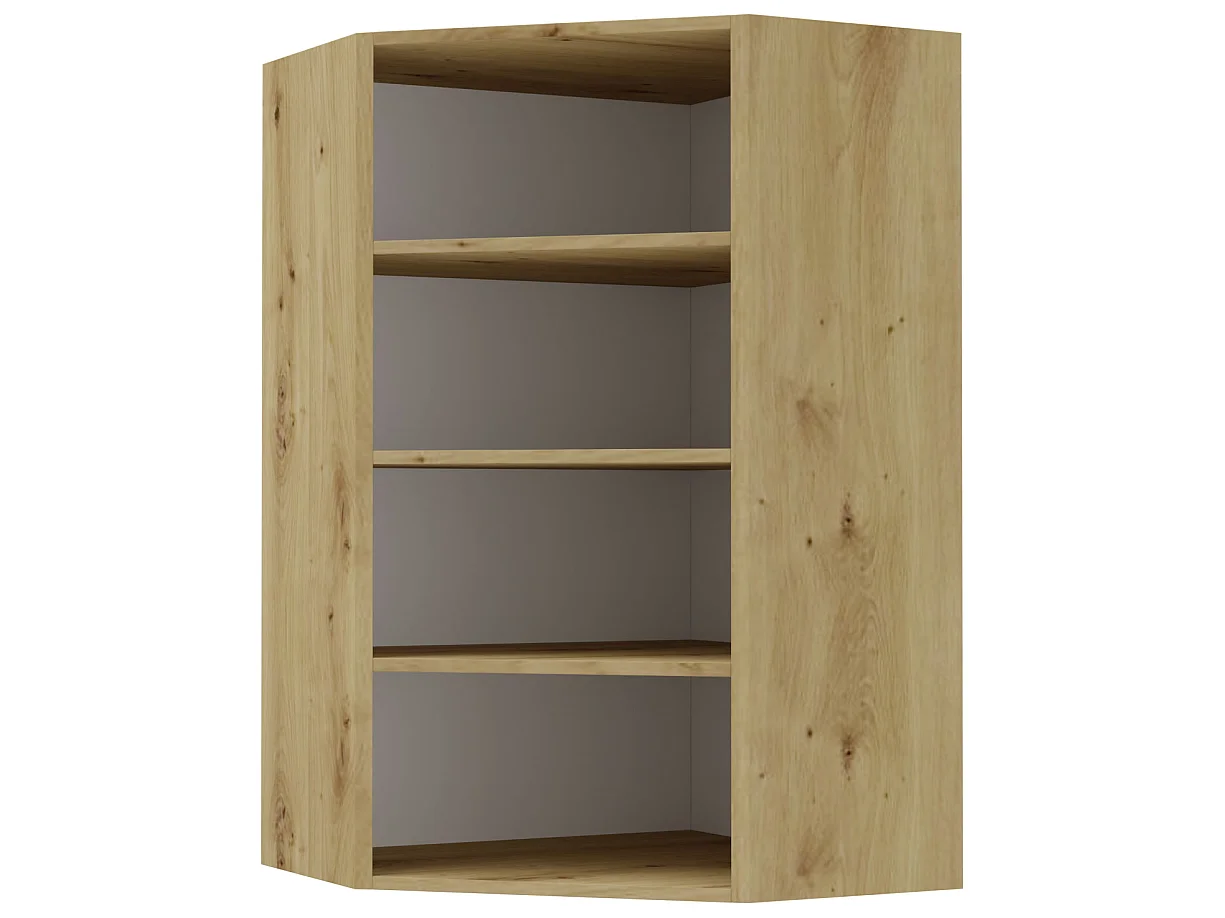 KÜCHENHÄNGESCHRANK Kvantum W4/10/60 Beige Matt / Eiche Artisan Matt 60 / 60 / 96cm