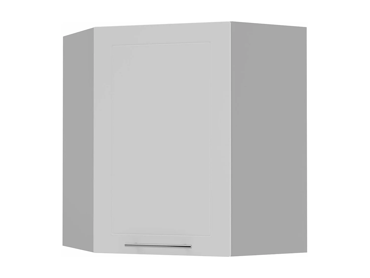 KÜCHENHÄNGESCHRANK Kvantum W10/60 Weiß Matt / Grau Matt 60 / 60 / 72cm