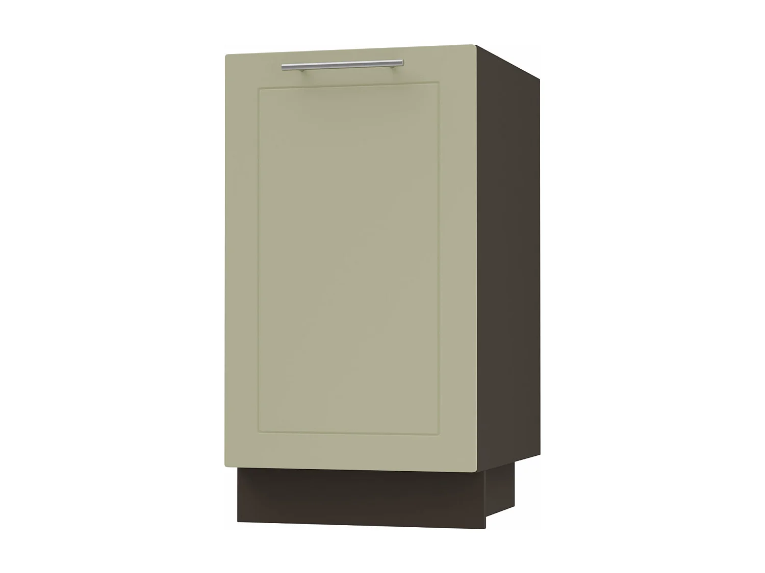KÜCHENUNTERSCHRANK Kvantum D1D/45 Vanille Matt / Lava Matt 45 / 50 / 82cm