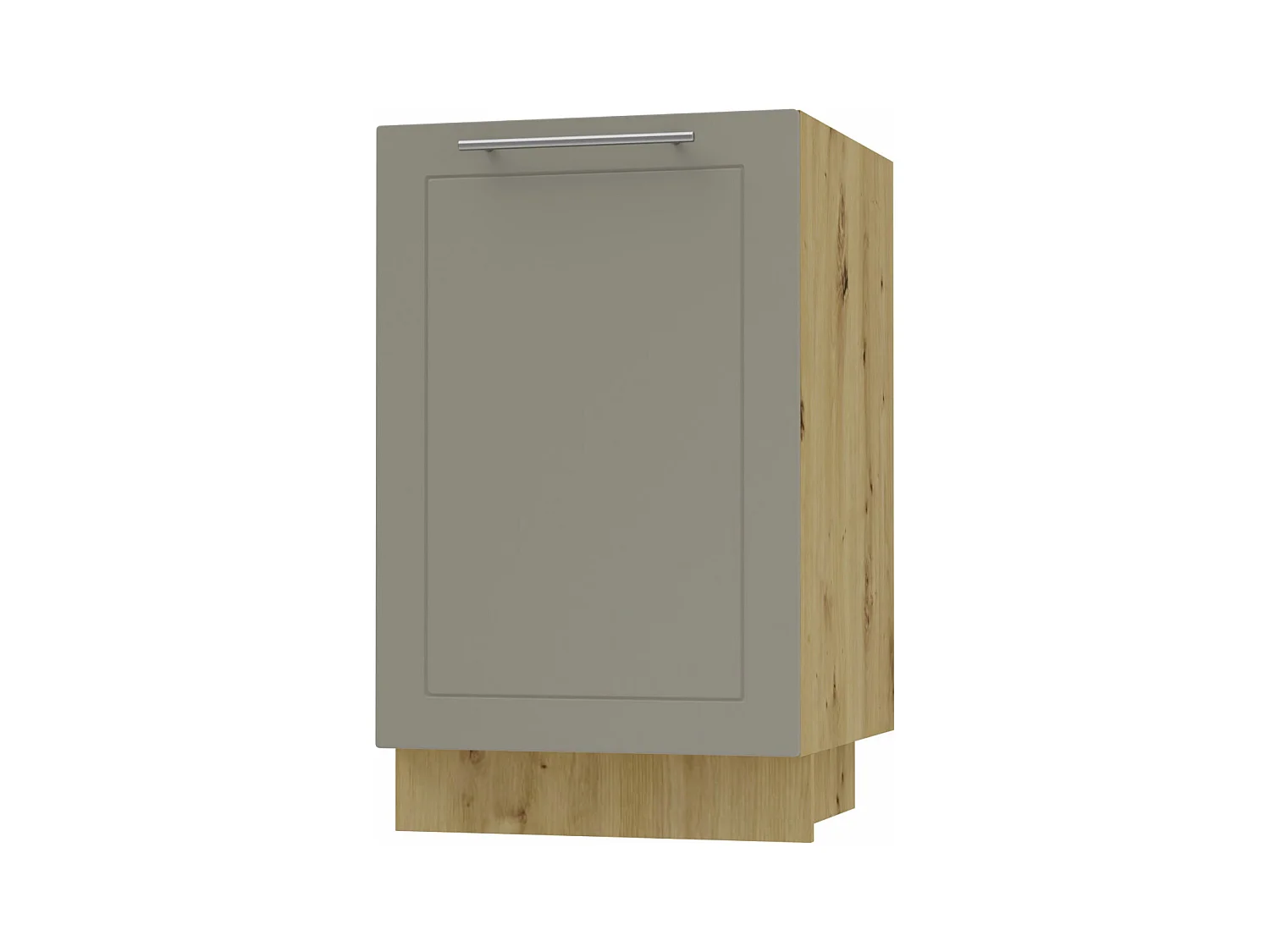 KÜCHENUNTERSCHRANK Kvantum D1D/50 Beige Matt / Eiche Artisan Matt 50 / 50 / 82cm