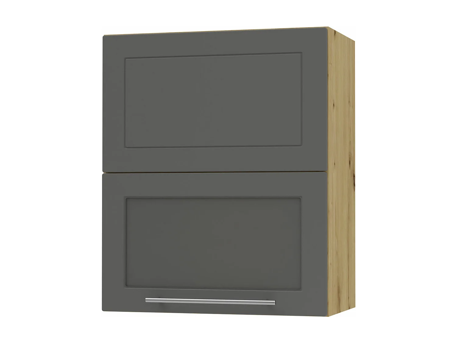 KÜCHENHÄNGESCHRANK Kvantum W8BS/60 Graphit Matt / Eiche Artisan Matt 60 / 32,5 / 72cm