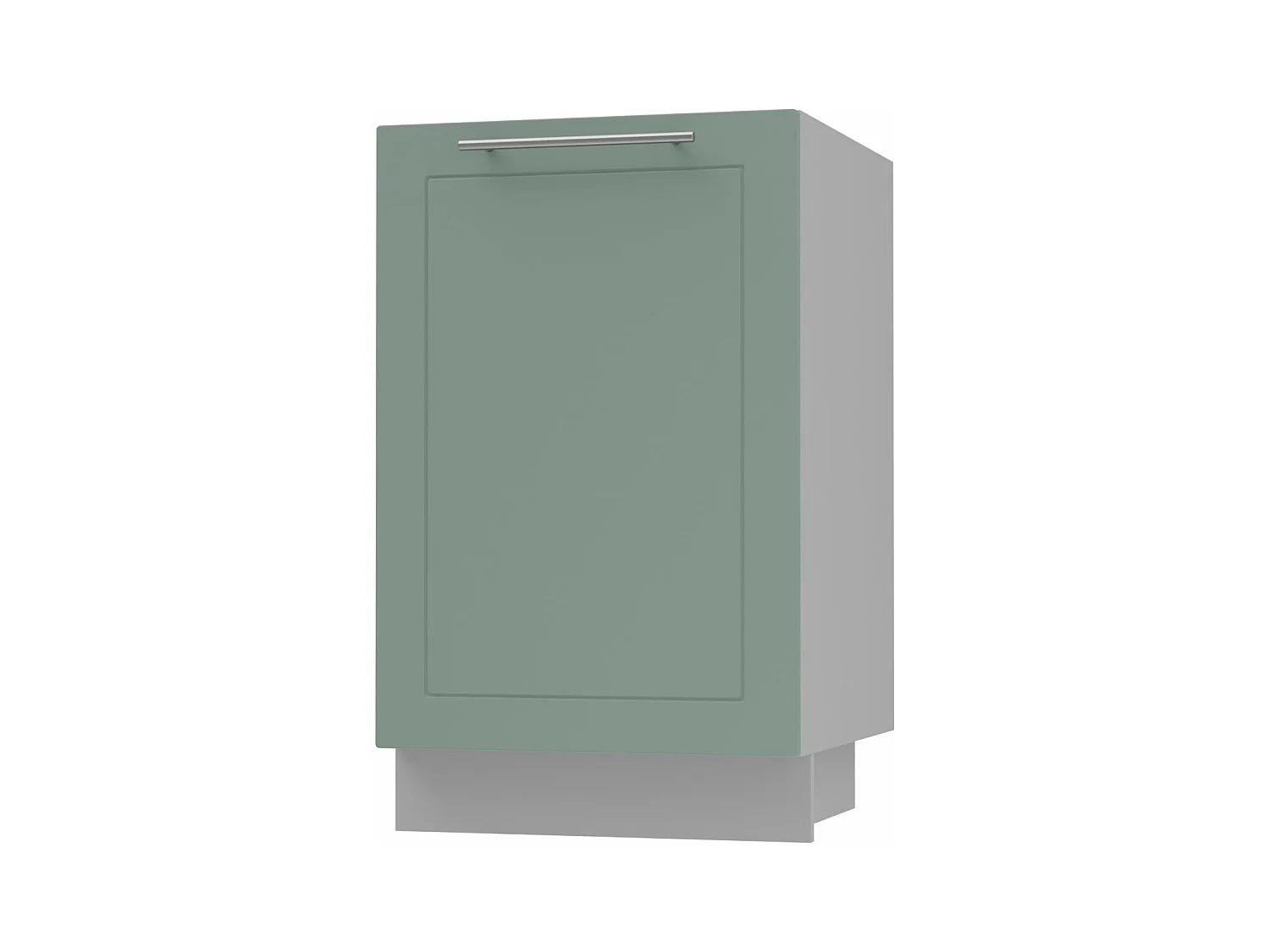 KÜCHENUNTERSCHRANK Kvantum D1D/50 Mint Matt / Grau Matt 50 / 50 / 82cm