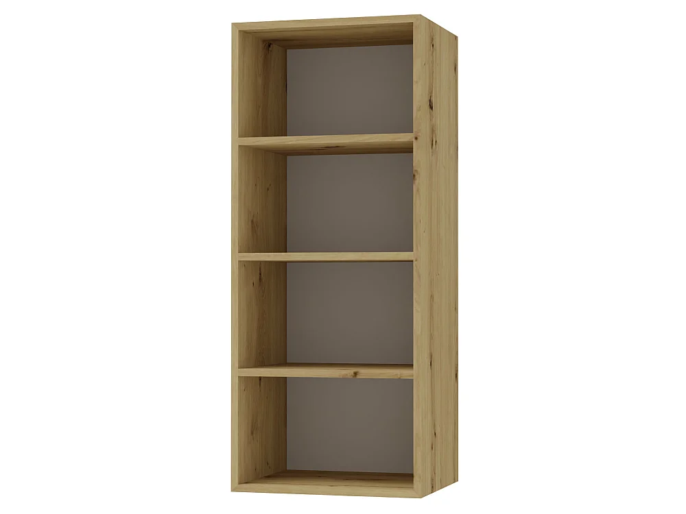 KÜCHENHÄNGESCHRANK Lamello W4/50 Schwarz Matt / Eiche Artisan 50 / 32,5 / 96cm