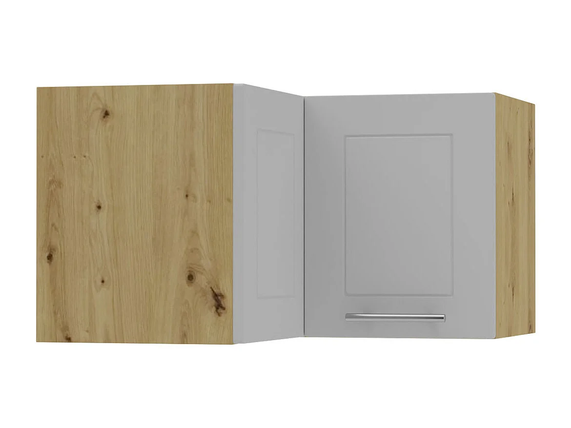 ECKHÄNGESCHRANK Kvantum W12/60/36 Dust Grey Matt / Eiche Artisan Matt 60 / 60 / 36cm