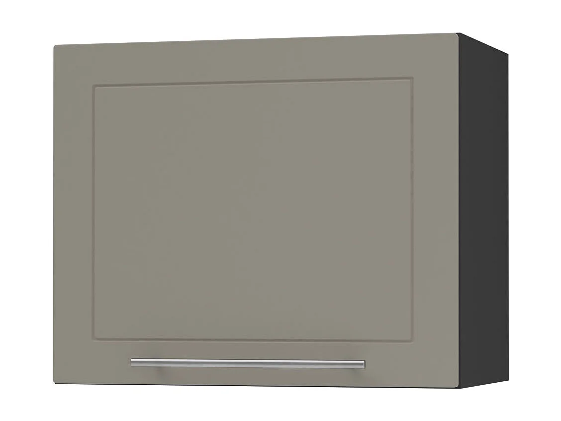 KLAPPHÄNGESCHRANK Kvantum W8/60 Beige Matt / Schwarz Matt 60 / 32,5 / 50cm