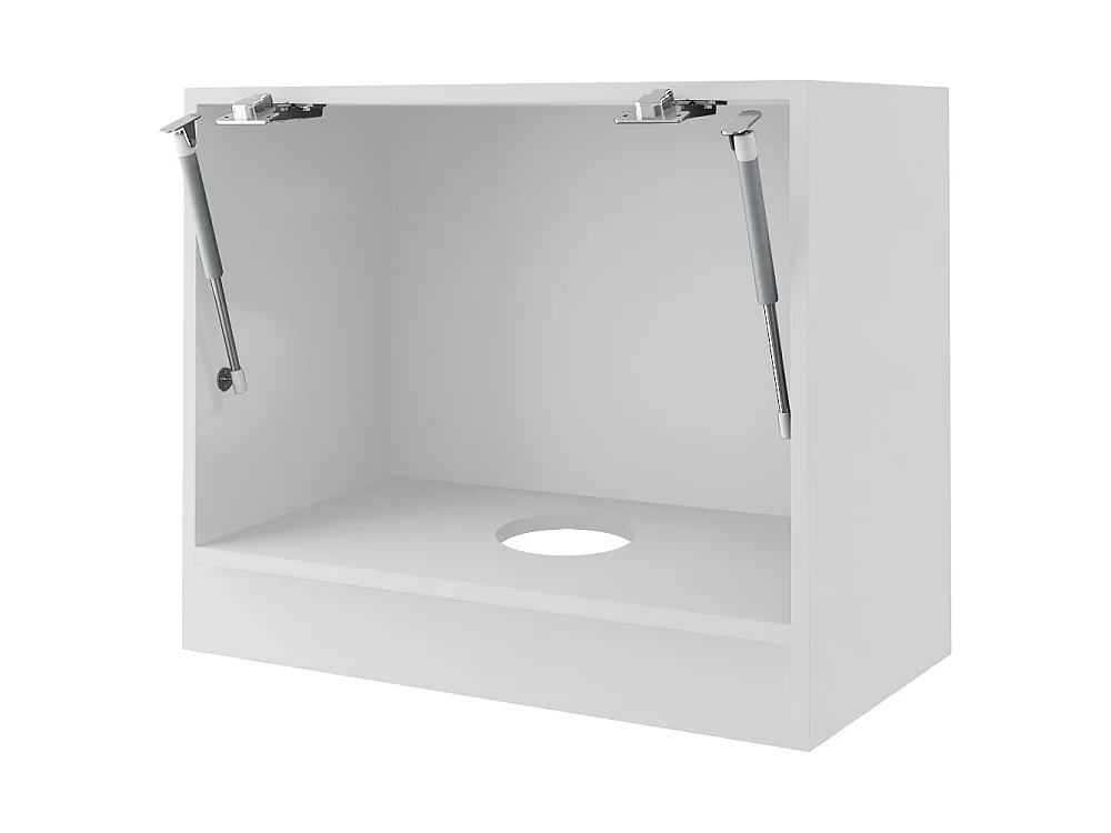 KLAPPHÄNGESCHRANK Kvantum W8/60 Dust Grey Matt / Weiß Matt 60 / 32,5 / 50cm