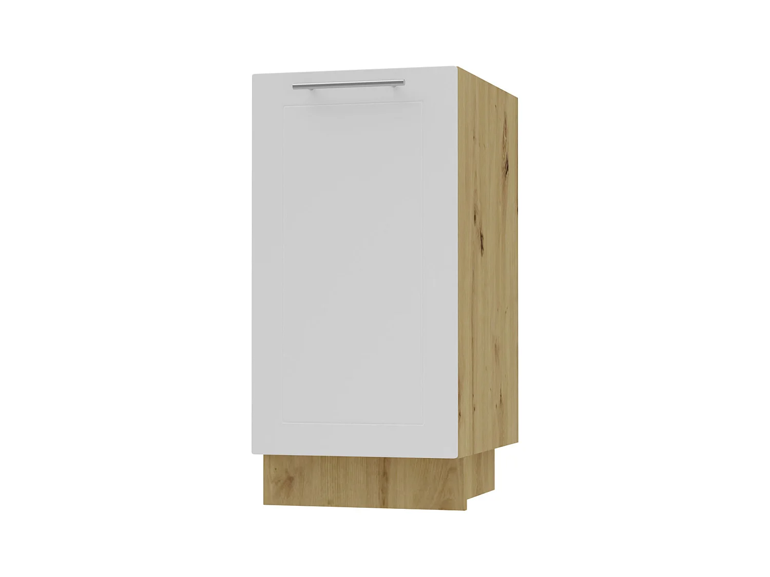 KÜCHENUNTERSCHRANK Kvantum D1D/40 Weiß Matt / Eiche Artisan Matt 40 / 50 / 82cm