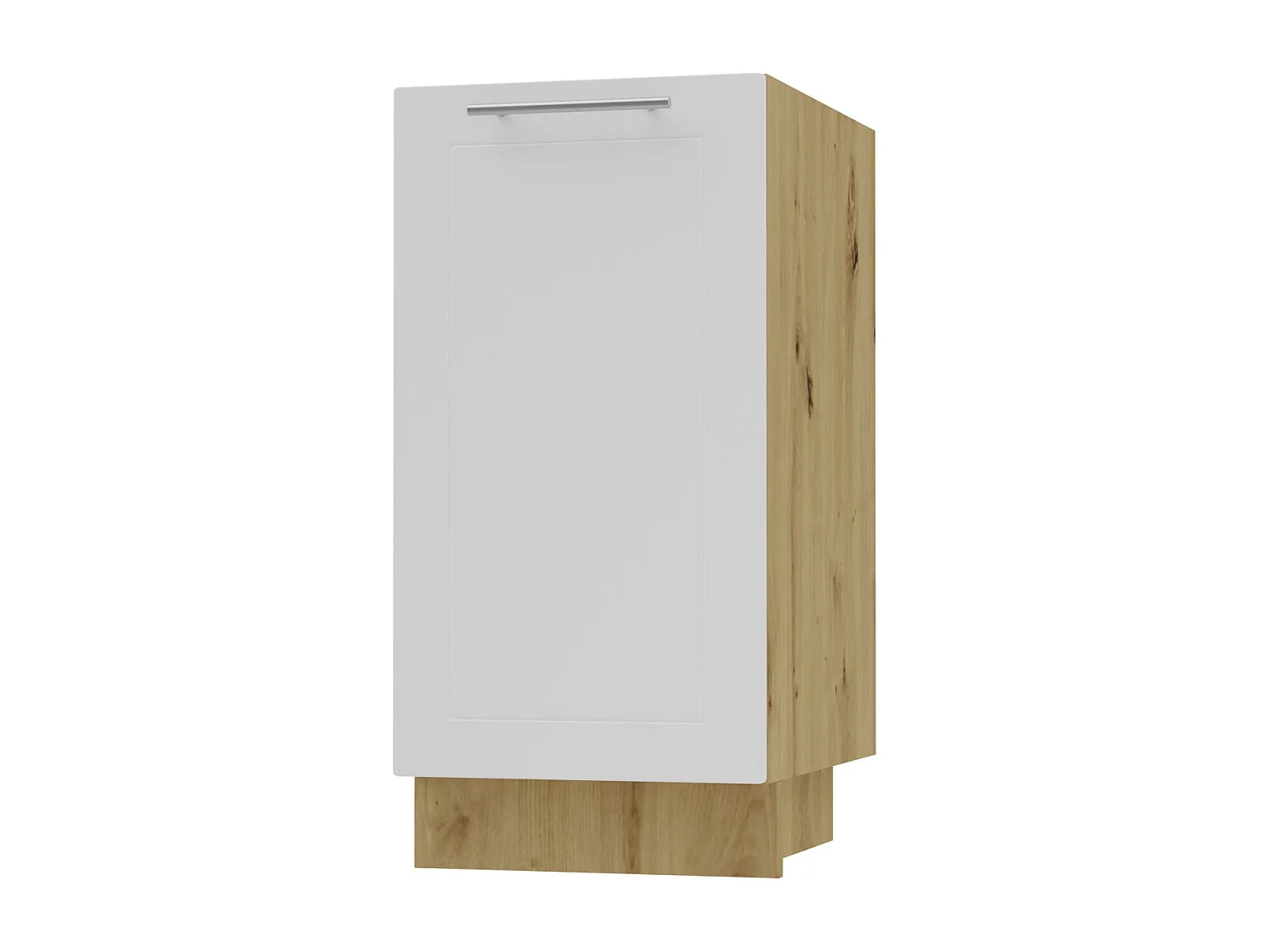 KÜCHENUNTERSCHRANK Kvantum D1D/40 Weiß Matt / Eiche Artisan Matt 40 / 50 / 82cm