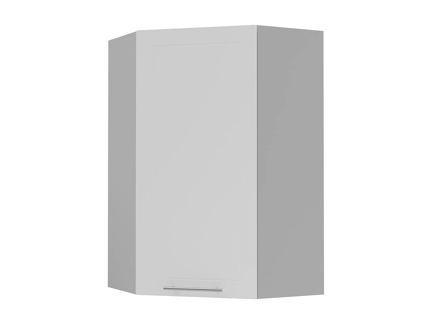 KÜCHENHÄNGESCHRANK Kvantum W4/10/60 Weiß Matt / Grau Matt 60 / 60 / 96cm