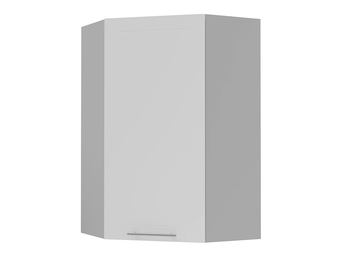KÜCHENHÄNGESCHRANK Kvantum W4/10/60 Weiß Matt / Grau Matt 60 / 60 / 96cm