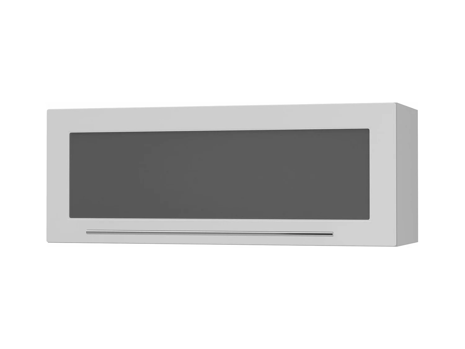 KÜCHENHÄNGESCHRANK Kvantum W4BS/90-AV Weiß Matt / Grau Matt 90 / 32,5 / 36cm