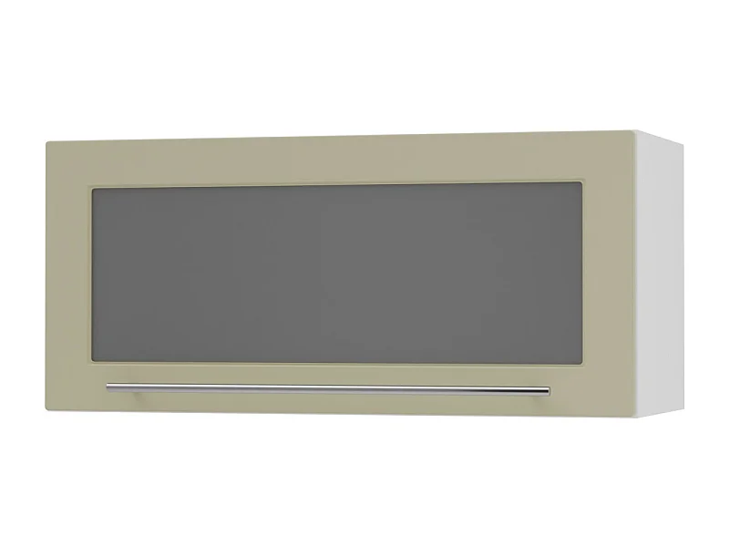 KLAPPHÄNGESCHRANK Kvantum W4BS/80-AV Vanille Matt / Weiß Matt 80 / 32,5 / 36cm