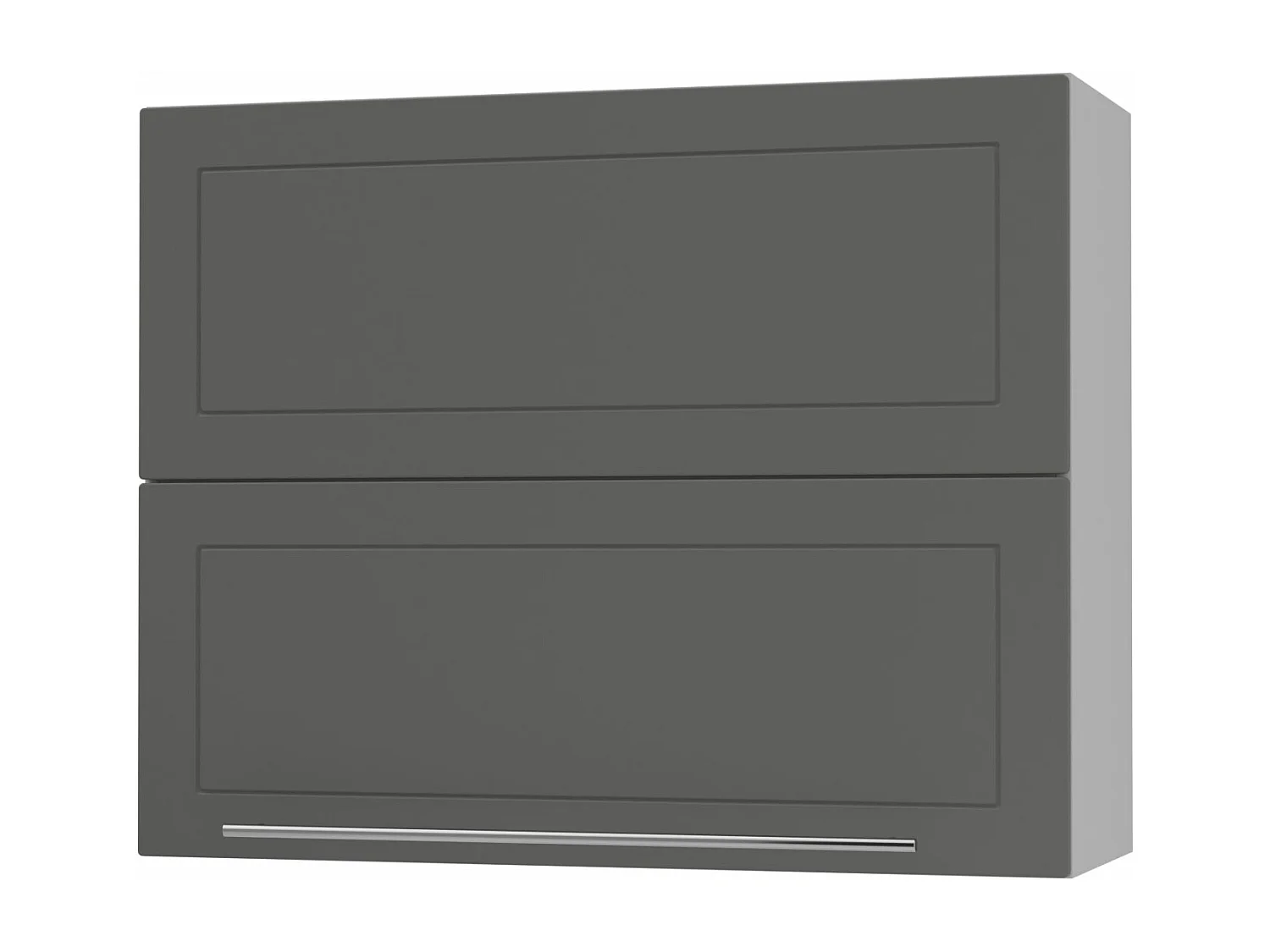 KÜCHENHÄNGESCHRANK Kvantum W8B/90 Graphit Matt / Grau Matt 90 / 32,5 / 72cm