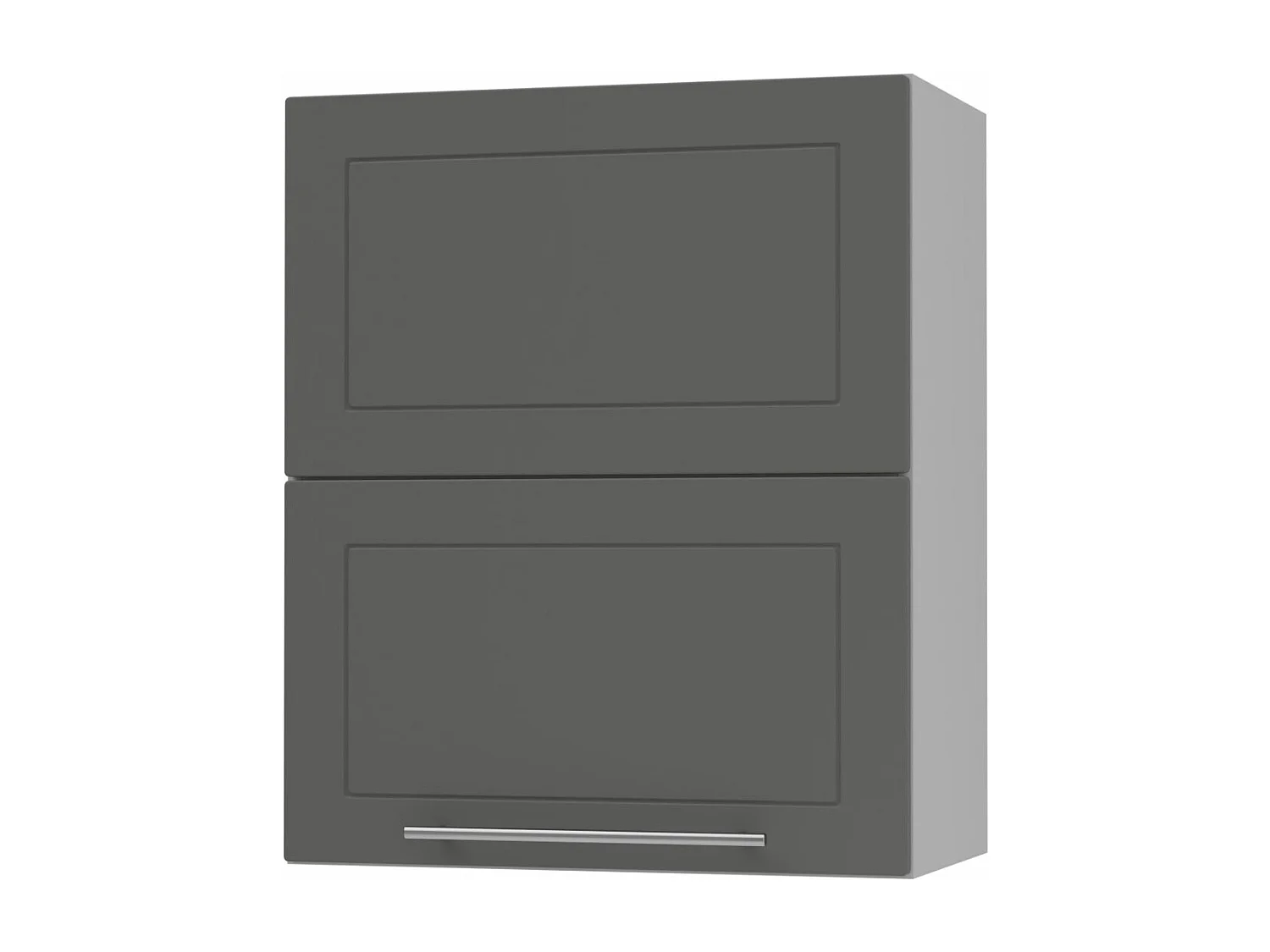 KÜCHENHÄNGESCHRANK Kvantum W8B/60 Graphit Matt / Grau Matt 60 / 32,5 / 72cm