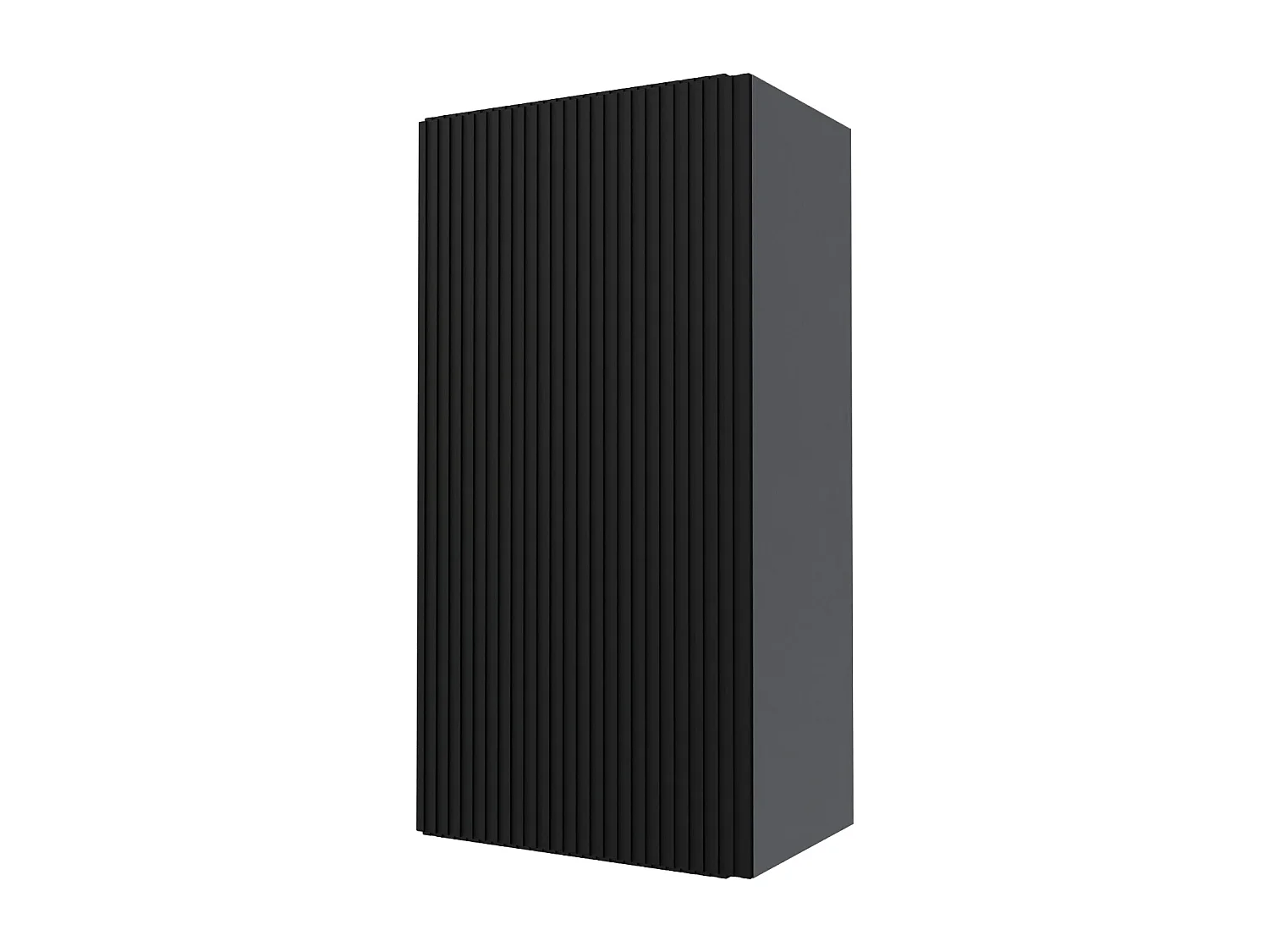 KÜCHENHÄNGESCHRANK Lamello W4/50 Schwarz Matt / Grau 50 / 32,5 / 96cm