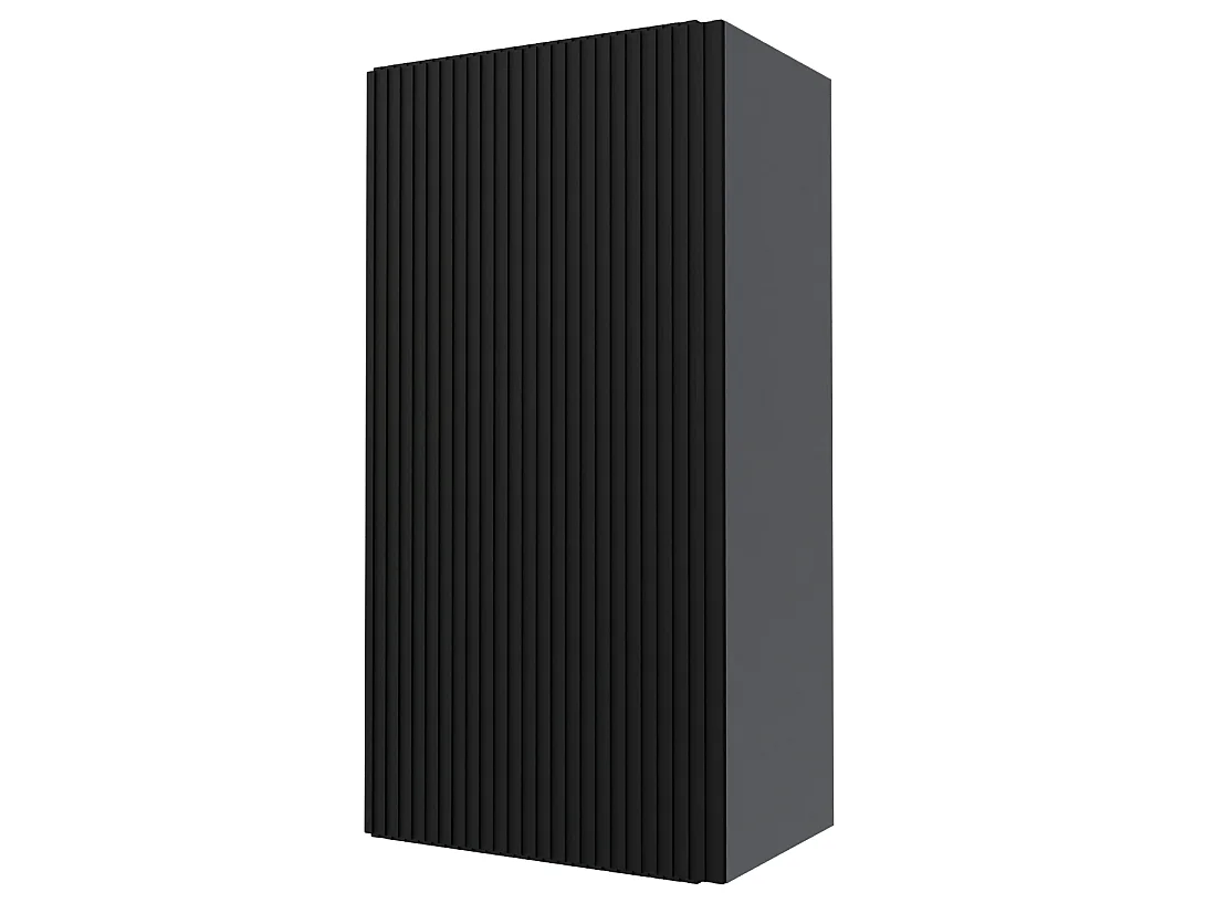 KÜCHENHÄNGESCHRANK Lamello W4/50 Schwarz Matt / Grau 50 / 32,5 / 96cm