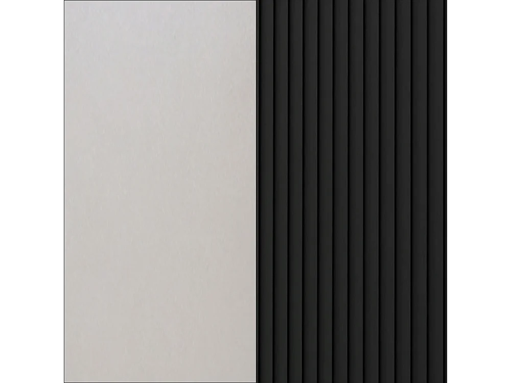KÜCHENHÄNGESCHRANK Lamello W4/50 Schwarz Matt / Grau 50 / 32,5 / 96cm