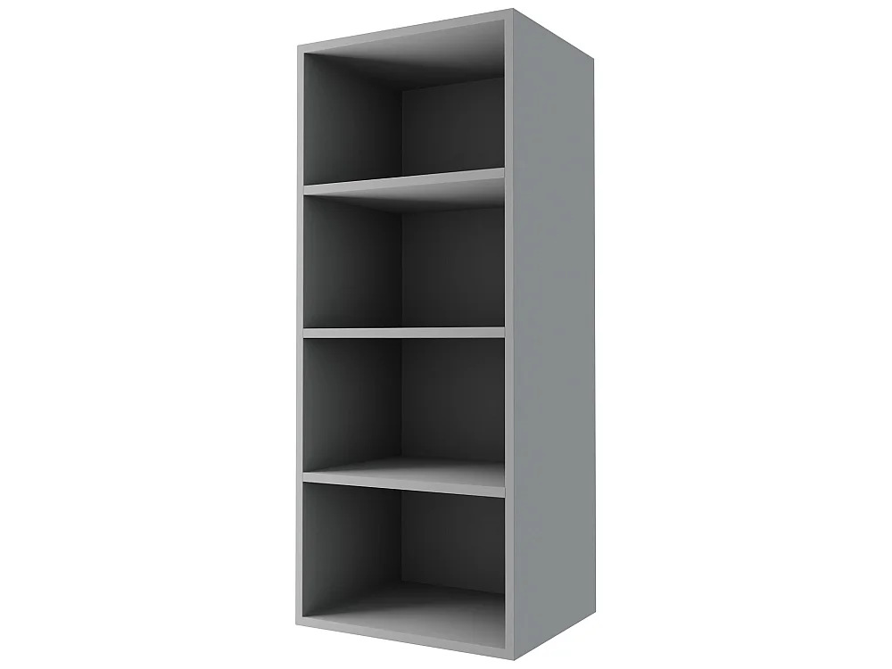 KÜCHENHÄNGESCHRANK Lamello W4/50 Schwarz Matt / Grau 50 / 32,5 / 96cm