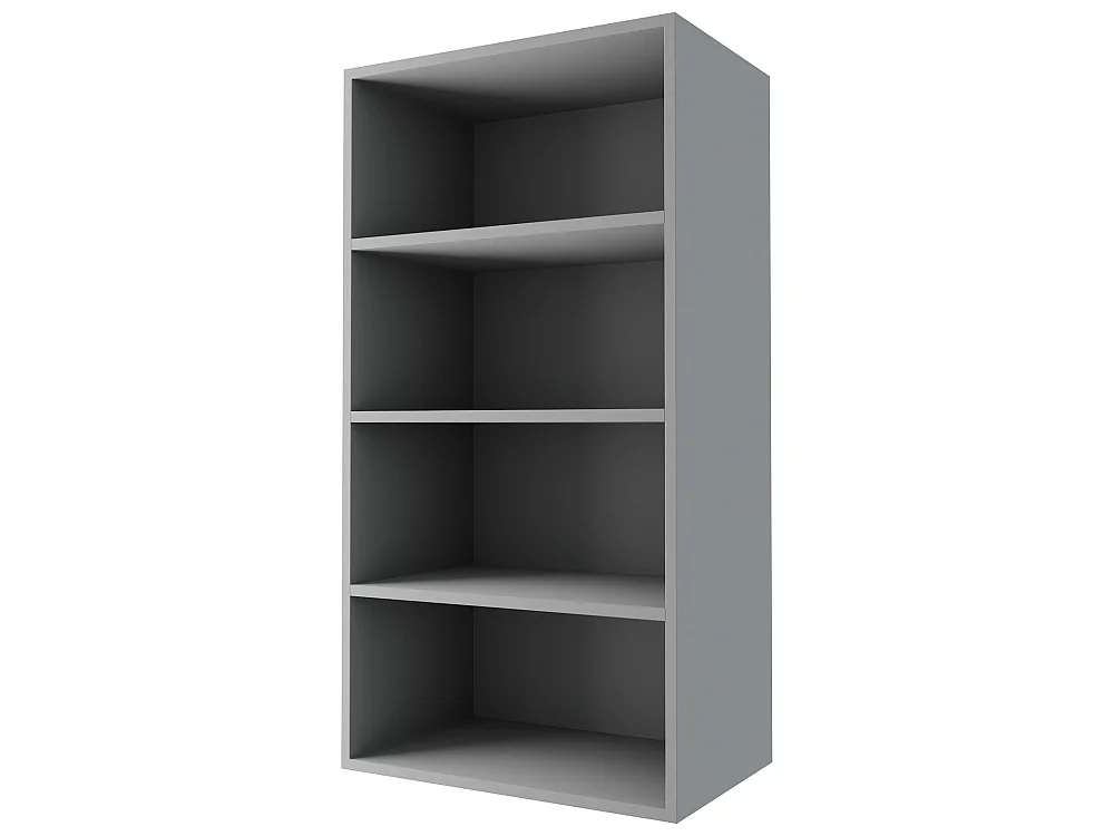 KÜCHENHÄNGESCHRANK Lamello W4/50 Schwarz Matt / Grau 50 / 32,5 / 96cm
