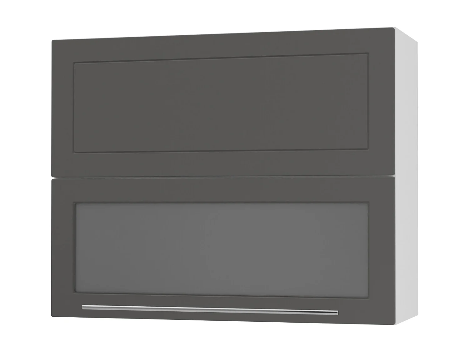 KÜCHENHÄNGESCHRANK Kvantum W8BS/90 Graphit Matt / Weiß Matt 90 / 32,5 / 72cm