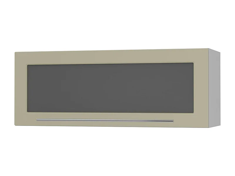 KLAPPHÄNGESCHRANK Kvantum W4BS/90 Vanille Matt / Grau Matt 90 / 32,5 / 36cm