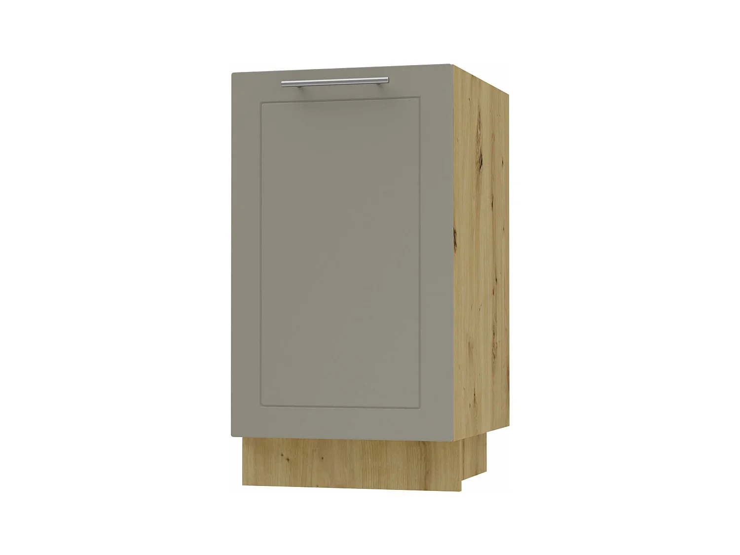 KÜCHENUNTERSCHRANK Kvantum D1D/45 Beige Matt / Eiche Artisan Matt 45 / 50 / 82cm