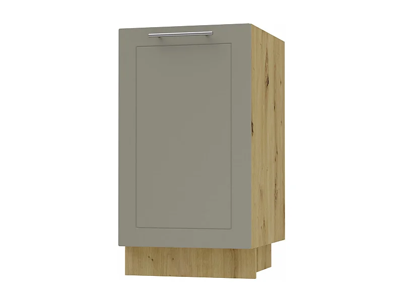 KÜCHENUNTERSCHRANK Kvantum D1D/45 Beige Matt / Eiche Artisan Matt 45 / 50 / 82cm