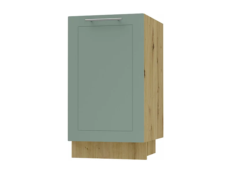 KÜCHENUNTERSCHRANK Kvantum D1D/45 Mint Matt / Eiche Artisan Matt 45 / 50 / 82cm