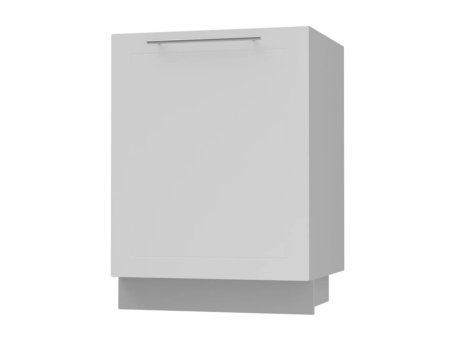 KÜCHENUNTERSCHRANK Kvantum D1D/60 Weiß Matt / Grau Matt 60 / 50 / 82cm