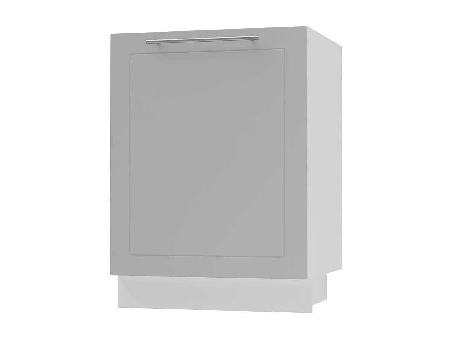 KÜCHENUNTERSCHRANK Kvantum D1D/60 Dust Grey Matt / Weiß Matt 60 / 50 / 82cm