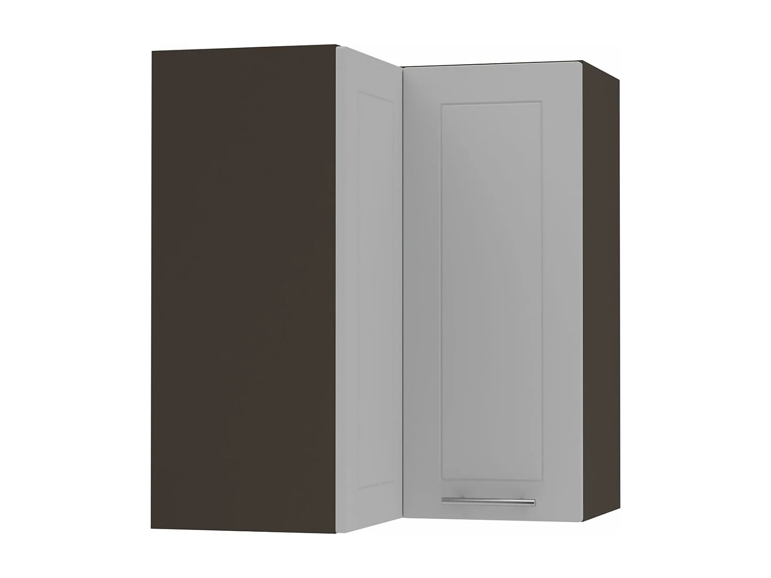 ECKHÄNGESCHRANK Kvantum W12/60 Dust Grey Matt / Lava Matt 60 / 60 / 72cm
