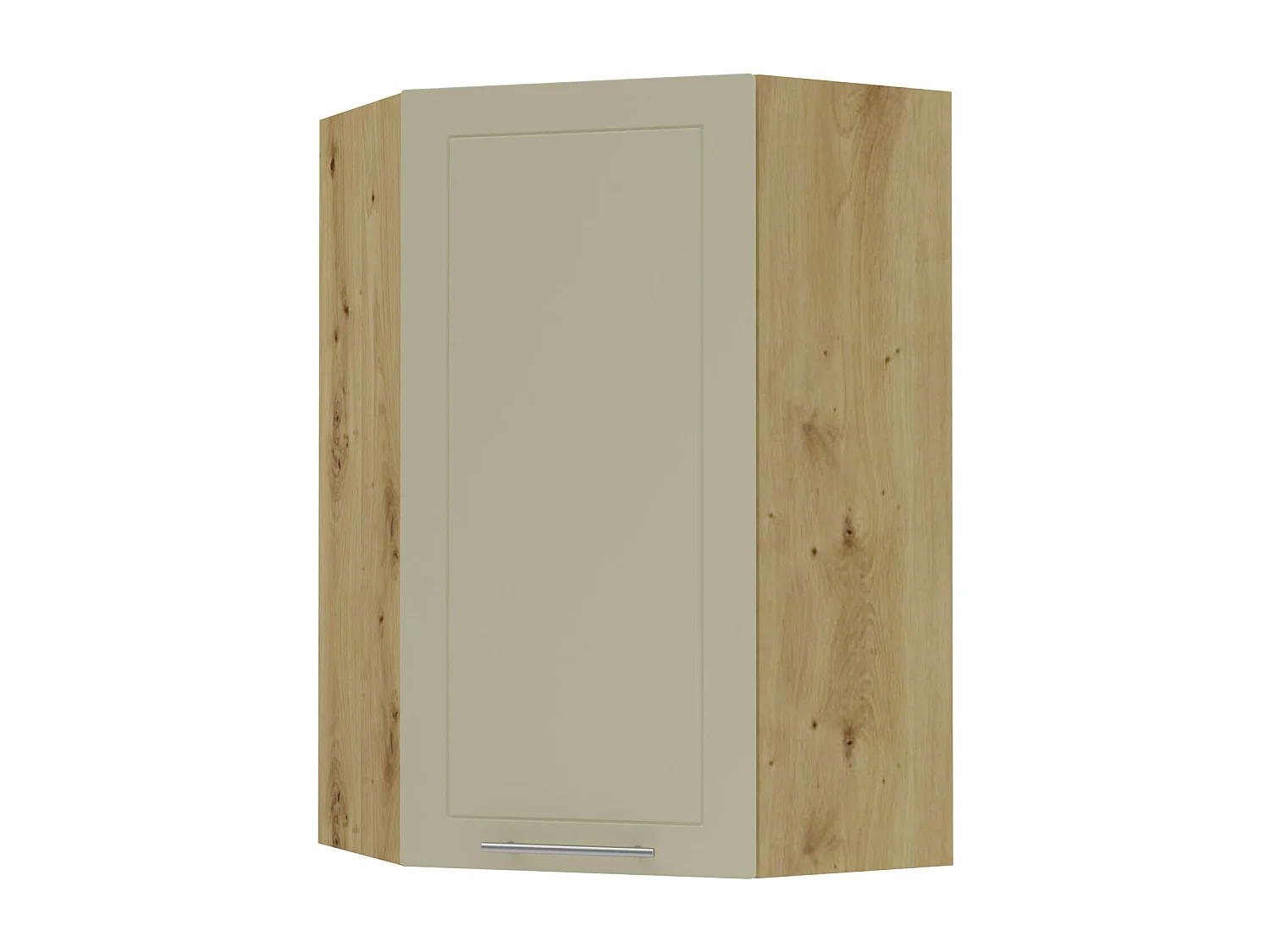 KÜCHENHÄNGESCHRANK Kvantum W4/10/60 Vanille Matt / Eiche Artisan Matt 60 / 60 / 96cm