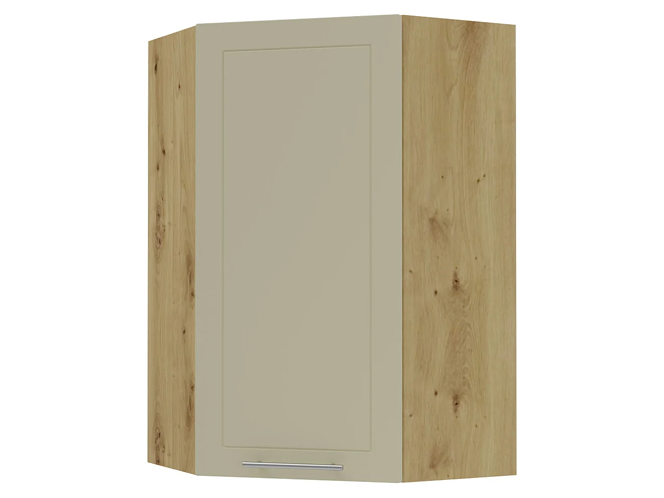 KÜCHENHÄNGESCHRANK Kvantum W4/10/60 Vanille Matt / Eiche Artisan Matt 60 / 60 / 96cm