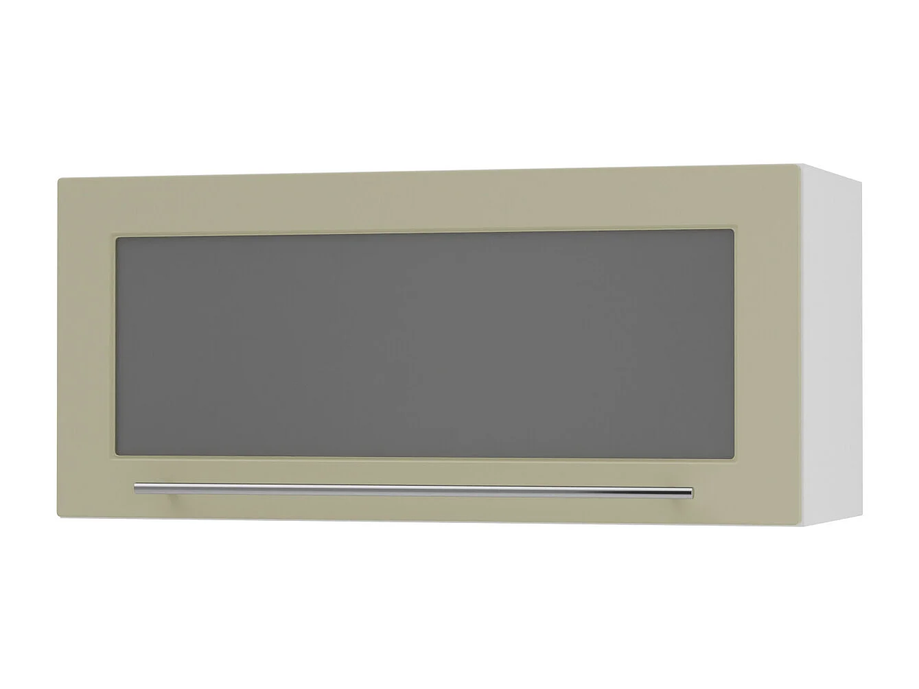 KLAPPHÄNGESCHRANK Kvantum W4BS/80 Vanille Matt / Weiß Matt 80 / 32,5 / 36cm