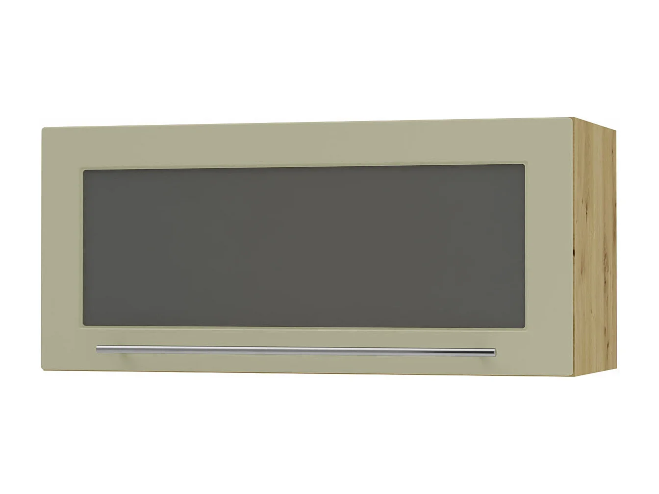 KLAPPHÄNGESCHRANK Kvantum W4BS/80 Vanille Matt / Eiche Artisan Matt 80 / 32,5 / 36cm