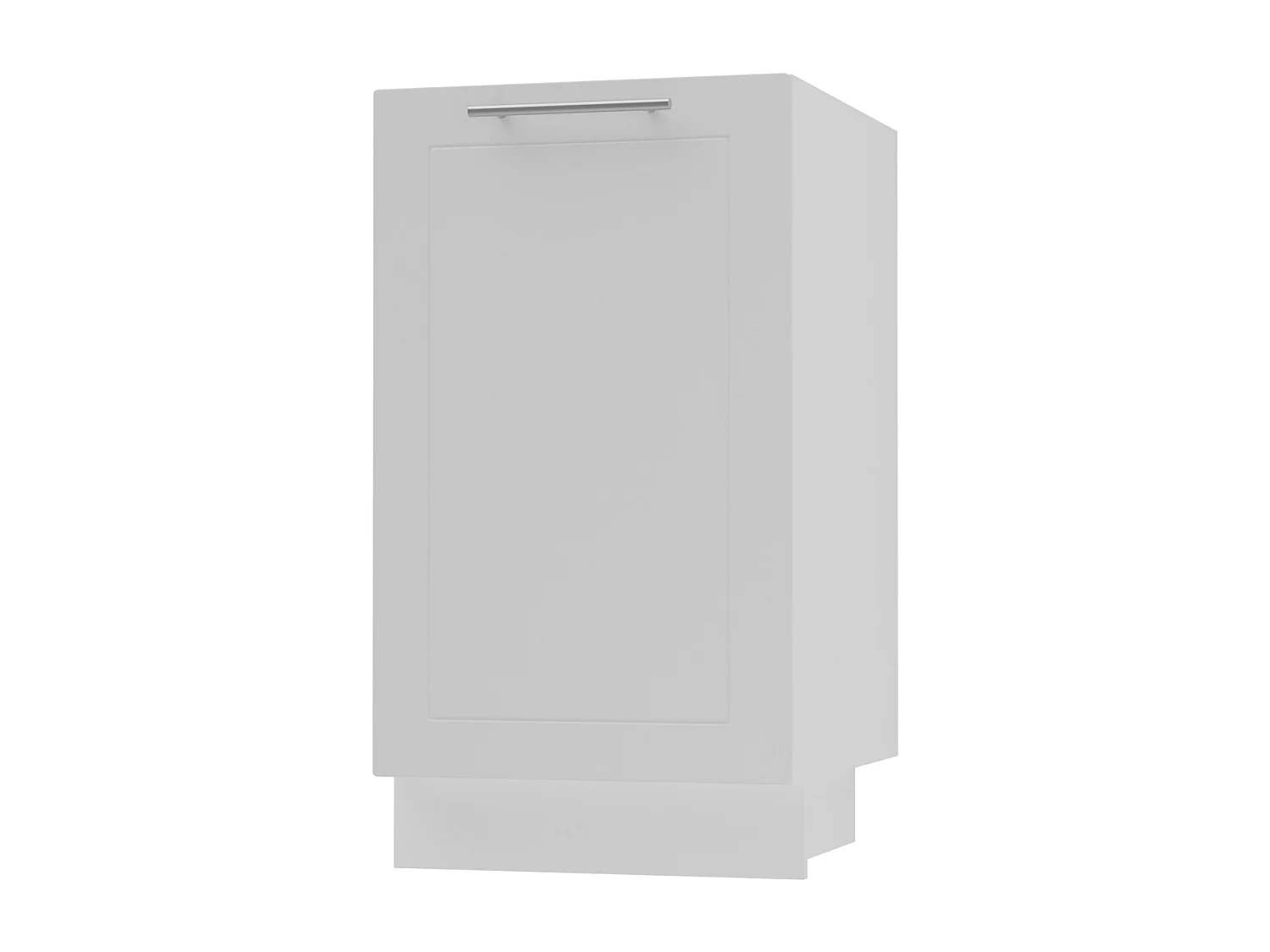 KÜCHENUNTERSCHRANK Kvantum D1D/45 Weiß Matt / Weiß Matt 45 / 50 / 82cm