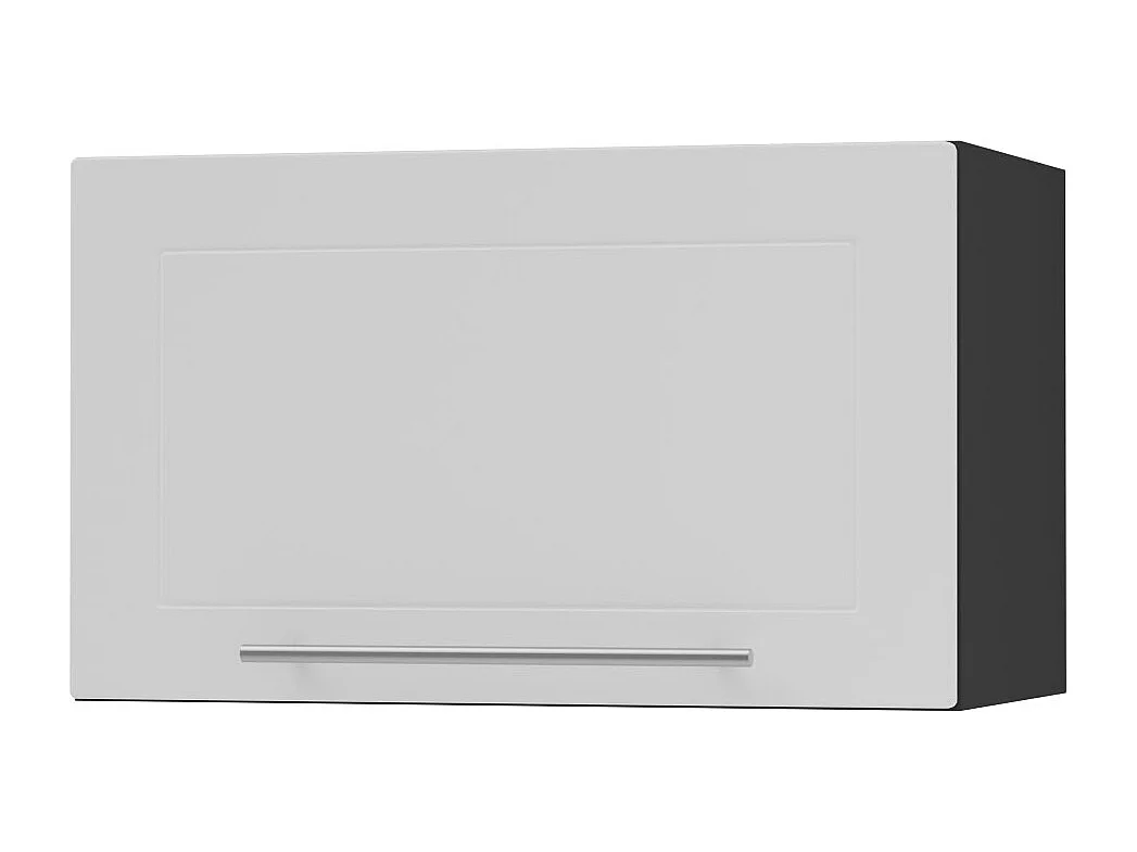 KLAPPHÄNGESCHRANK Kvantum W4B/60-AV Weiß Matt / Schwarz Matt 60 / 32,5 / 36cm