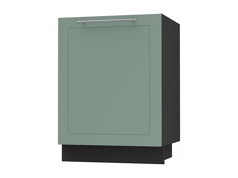 KÜCHENUNTERSCHRANK Kvantum D1D/60 Mint Matt / Schwarz Matt 60 / 50 / 82cm