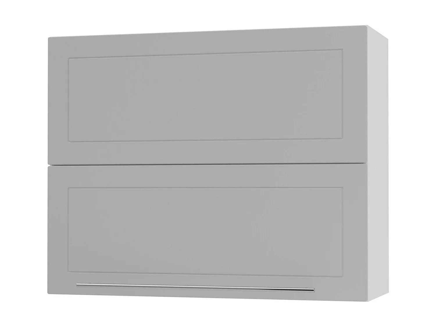 KÜCHENHÄNGESCHRANK Kvantum W8B/90 Dust Grey Matt / Weiß Matt 90 / 32,5 / 72cm