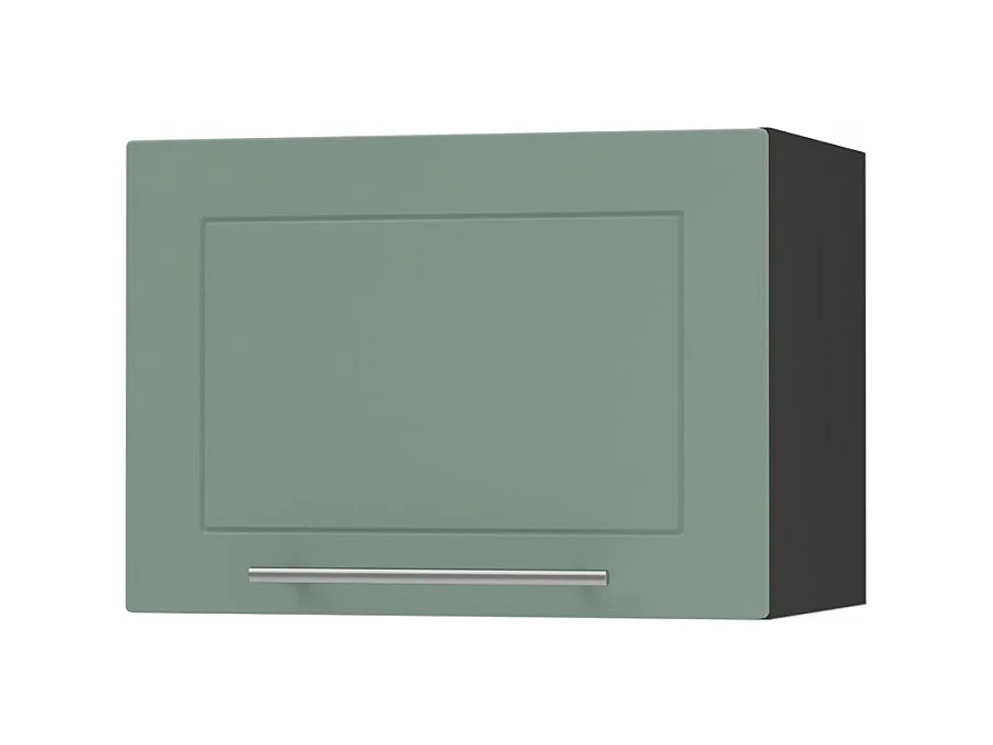 KÜCHENHÄNGESCHRANK Kvantum W4B/50 Mint Matt / Schwarz Matt 50 / 32,5 / 36cm